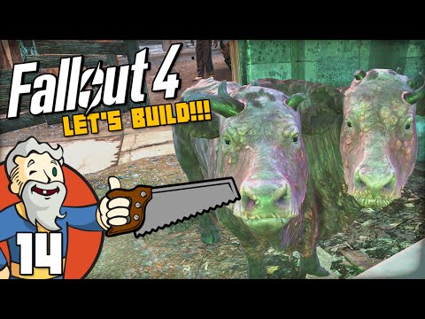 "DON'T MOO-VE YOU STUPID COW!!!" Fallout 4 LET'S BUILD Part 14 - 1080p HD PC Gameplay Walkthrough
