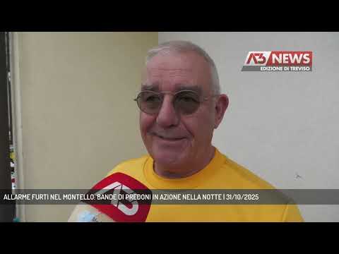 ALLARME FURTI NEL MONTELLO: BANDE DI PREDONI IN AZIONE NELLA NOTTE | 31/10/2025
