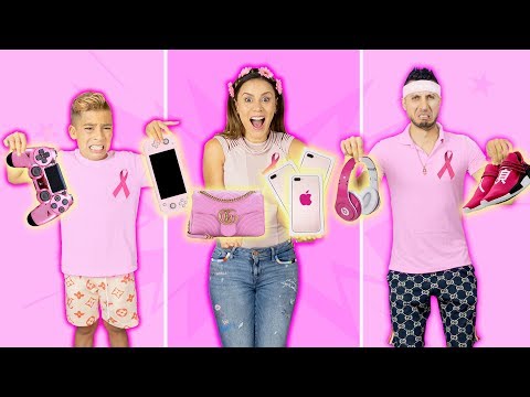 Buying & Eating ONLY PINK For 24 Hours!! *CHALLENGE* | The Royalty Family
