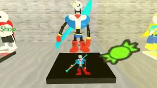 Roblox Undertale Survive the Monsters!(disbelief papyrus test!)
