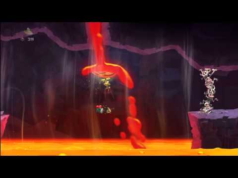 Rayman Legends (1080i HD) Walkthrough Part 80 - The Great Lava Pursuit