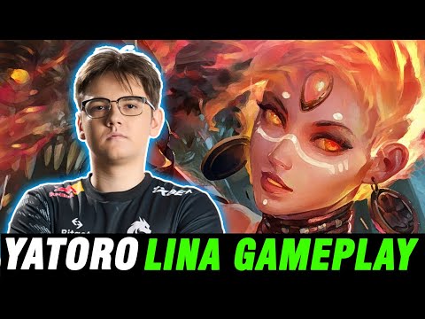 YATORO GOES META! Lina Gameplay by Yatoro Dota 2