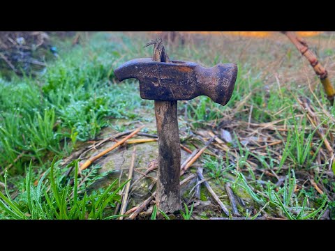 Extremely Rusty and Broken Hammer Restoration on Basic Tools