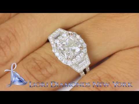ER-SOLD-011 - 4.07 Carat F-I1 Cushion Cut Natural Diamond Engagement Ring 14k Vintage Style