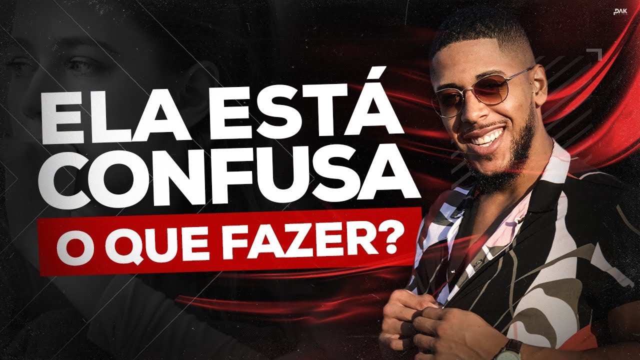 Ela está confusa o que fazer?