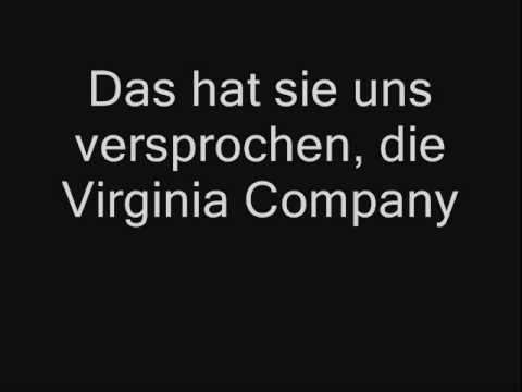 Pocahontas: "Virginia Company" und "Stetig wie der Trommelklang"