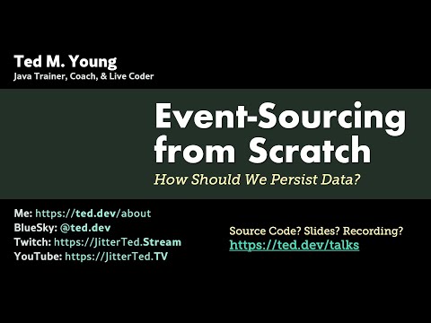 Event-Sourcing from Scratch in Java