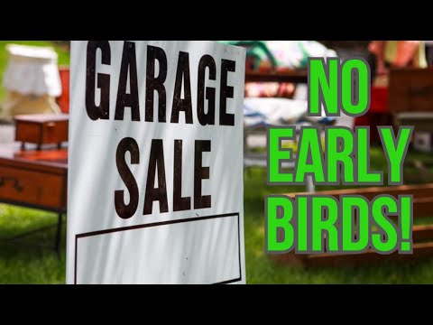 How Early Should You Get to Garage Sales?