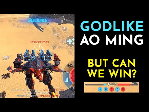 Godlike Ao Ming (Hybrid: Cataclysm, Cuirassier, Rupture) - War Robots Gameplay