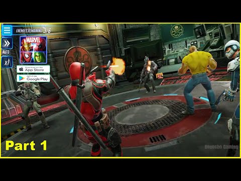 Marvel Strike Force Squad RPG Mobile Gameplay Walkthrough (Android, iOS) Part 1