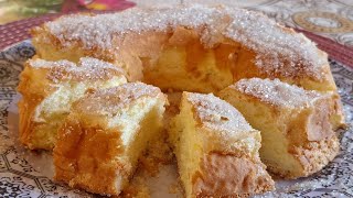 Lemon cloud cake. No flour, no milk, no yeast. Phenomenally good! #cake #cakes