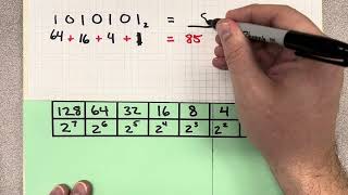 Binary Numbers 03 - Converting Binary Examples