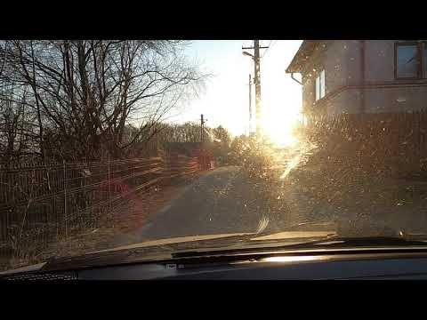 Coborare de pe dealul Matau cu Subaru Justy 1,3 AWD.