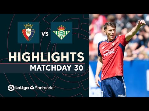 Resumen de CA Osasuna vs Real Betis (3-2)