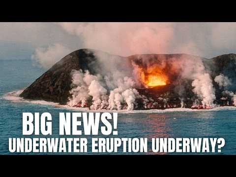 Big News - Offshore Eruption Could Be Underway Dangerously Close to the Airport