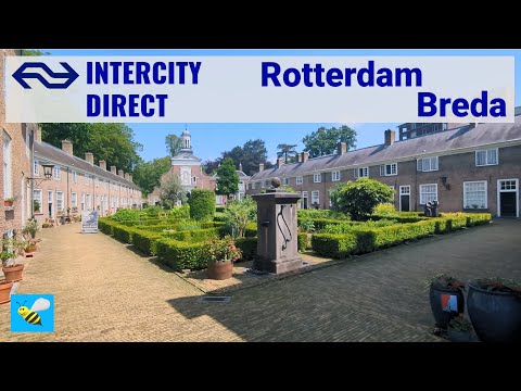 4K NS Intercity Direct || Rotterdam to Breda || Dutch Railways