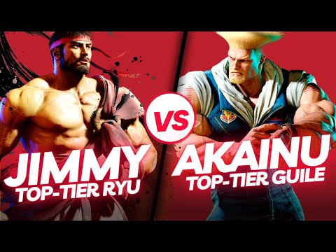 SF6 ▰ MDZ Jimmy (Ryu) vs Akainu (Guile) ▰ Street Fighter 6 Top Tier Gameplay