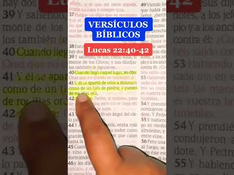 MIRA LO QUE NOS DICE EL SEÑOR EN LUCAS 22:40-42‼️#biblia #oración #cristianos #fé #rosacarmenespi02