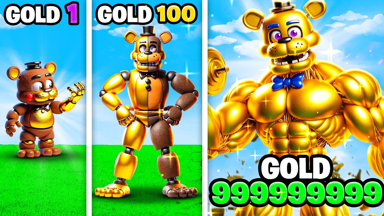Upgrading Freddy To GOLD FREDDY In GTA 5!
