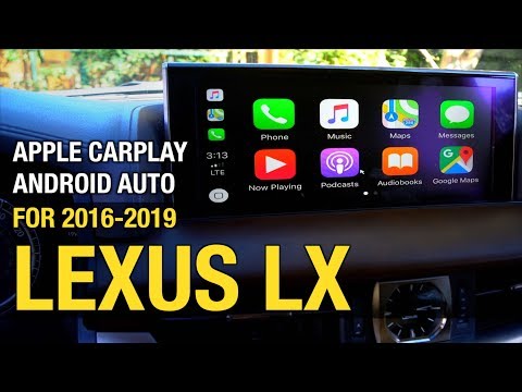 2016-2019 LEXUS LX 570 | Wired Apple CarPlay Android Auto | Install & Demo