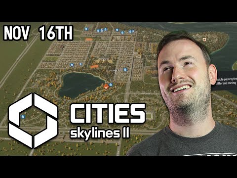 Sips Plays Cities Skylines II! - (16/11/23) - dr eddies londonesque city DELC