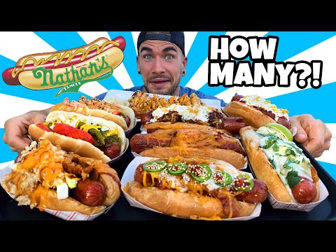 INSANE NATHAN'S HOTDOG CHALLENGE | IN ALABAMA | Hot...
