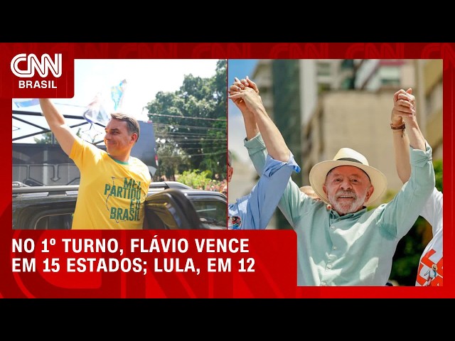 Flávio predominou no Sul; Sudeste e Centro-Oeste; Lula no Nordeste e Norte | LIVE CNN