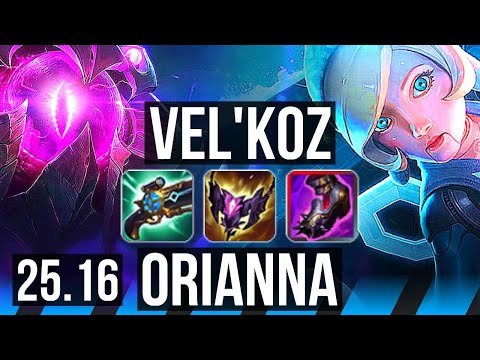 VEL'KOZ vs ORIANNA (MID) | KR Master | 25.16