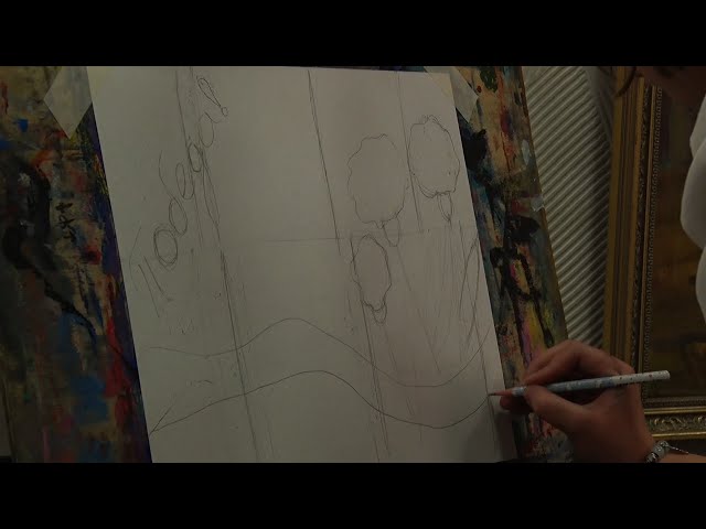 В выставочном зале Ангарска прошла творческая акция «Рисуем Победу»