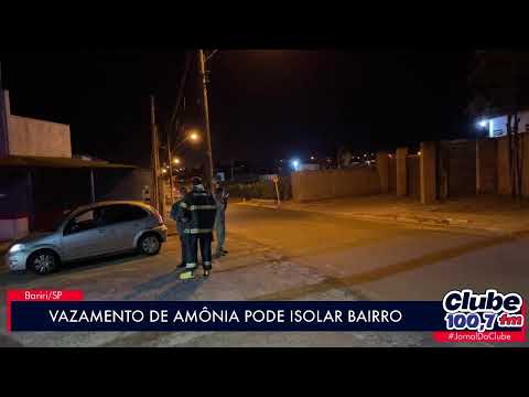 BARIRI: VAZAMENTO DE AMÔNIA PODE ISOLAR BAIRRO
