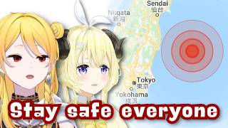 Kaela and Watame remind their fans to stay safe after the earthquake in JP and ID