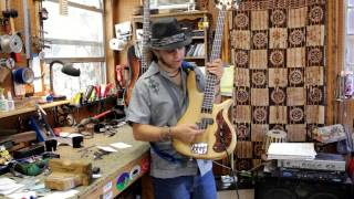 Video thumbnail for Birdsong Cbass short scale demo by Scott Beckwith by WingfeatherWorkshop