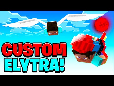 Riverrain123 - How To Get Custom Elytra Wings in MCPE! | Minecraft PE (Win10/Xbox/PS4/Switch)