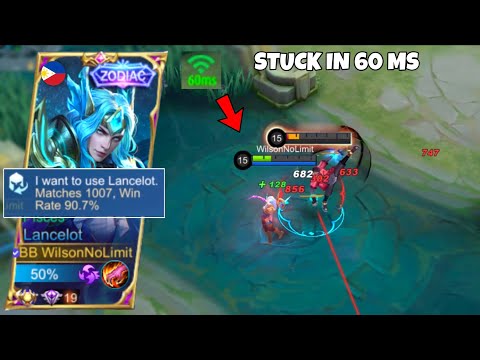 YOU DON’T NEED GOOD PING TO BE FAST HANDS WHEN USING LANCELOT! | TOP GLOBAL LANCELOT GAMEPLAY | MLBB