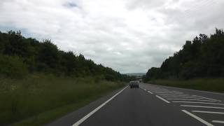 preview picture of video 'Driving On The A44 & A46 Between Twyford & Badsey, Evesham, Worcestershire, England 22nd June 2013'