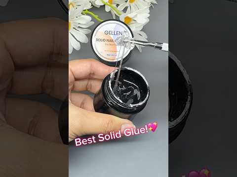 Nail Tutorial | How to Use Gellen Solid Nail Glue #nails #nailtutorial #nailtech #fakenails