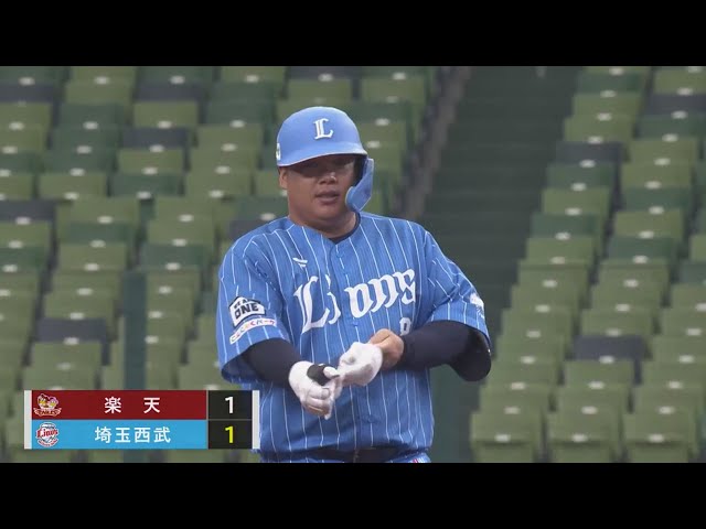 【ファーム】ギッテンが打てばベッケンも打ち返す!! ライオンズ・渡部健人が同点タイムリー!! 2023年8月16日 埼玉西武ライオンズ 対 東北楽天ゴールデンイーグルス