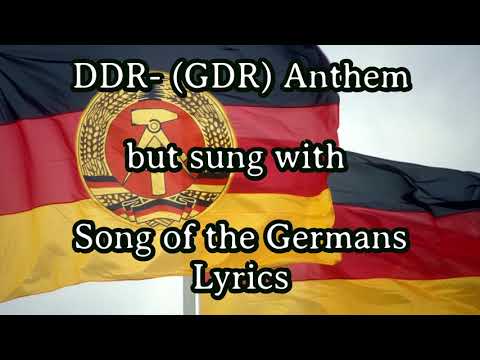 Sing with Karl - DDR- (GDR) Anthem but sung with "The Song of the Germans" (1841) Lyrics