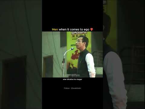 Male Ego Personified ft. Mehshar Arfidi and Tripti Dimri #poetry #shorts