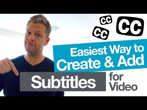 Easily Add Video Subtitles for YouTube! (and create accurate closed caption .SRT files)