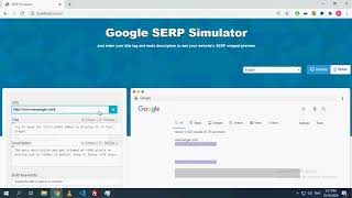 Google SERP Simulator ( Oct, 2020 )