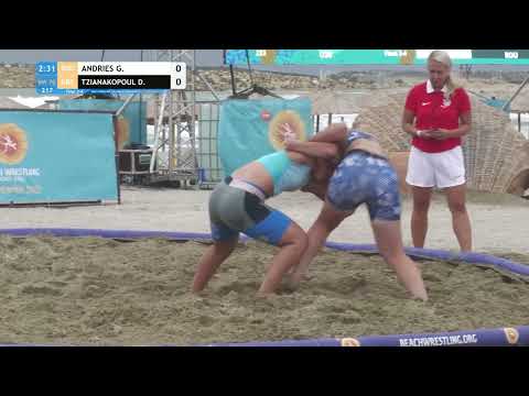 BRONZE Women's BW - 70 kg: G. ANDRIES (ROU) v. D. TZIANAKOPOUL (GRE)