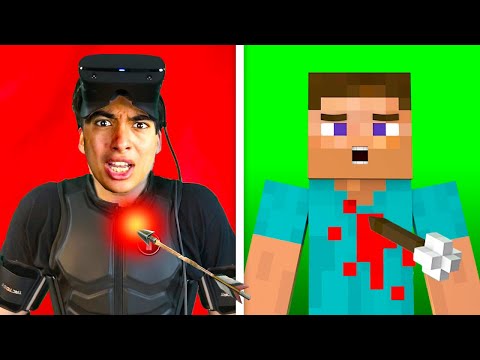 I feel the PAIN of MINECRAFT in REAL LIFE!