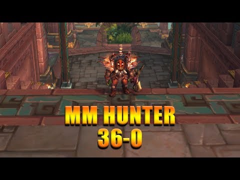 MM Hunter 36-0 "DESTROYING EVERYBODY"  BFA 8.2 PVP WoW - 4K UHD