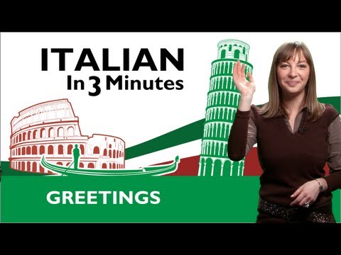 Learn Italian - Italian Greetings