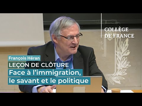 Face à l’immigration, le savant et le politique - François Héran (2025)