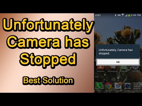 Unfortunately Camera has Stopped Best Solution