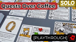Playthrough | Quests over Coffee (Solo Game of the Month)