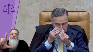 CLIMÃO no STF: BARROSO CHORA, lembra LIGAÇÃO com ESTADOS UNIDOS e tenta JUSTIFICAR CENSURA