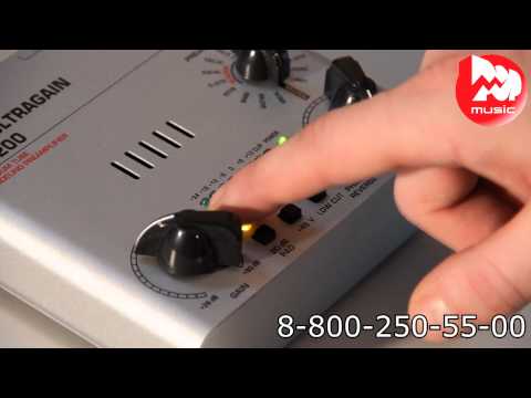 Видео-обзор товара Микрофонный предусилитель Behringer MIC200 Tube Ultragain